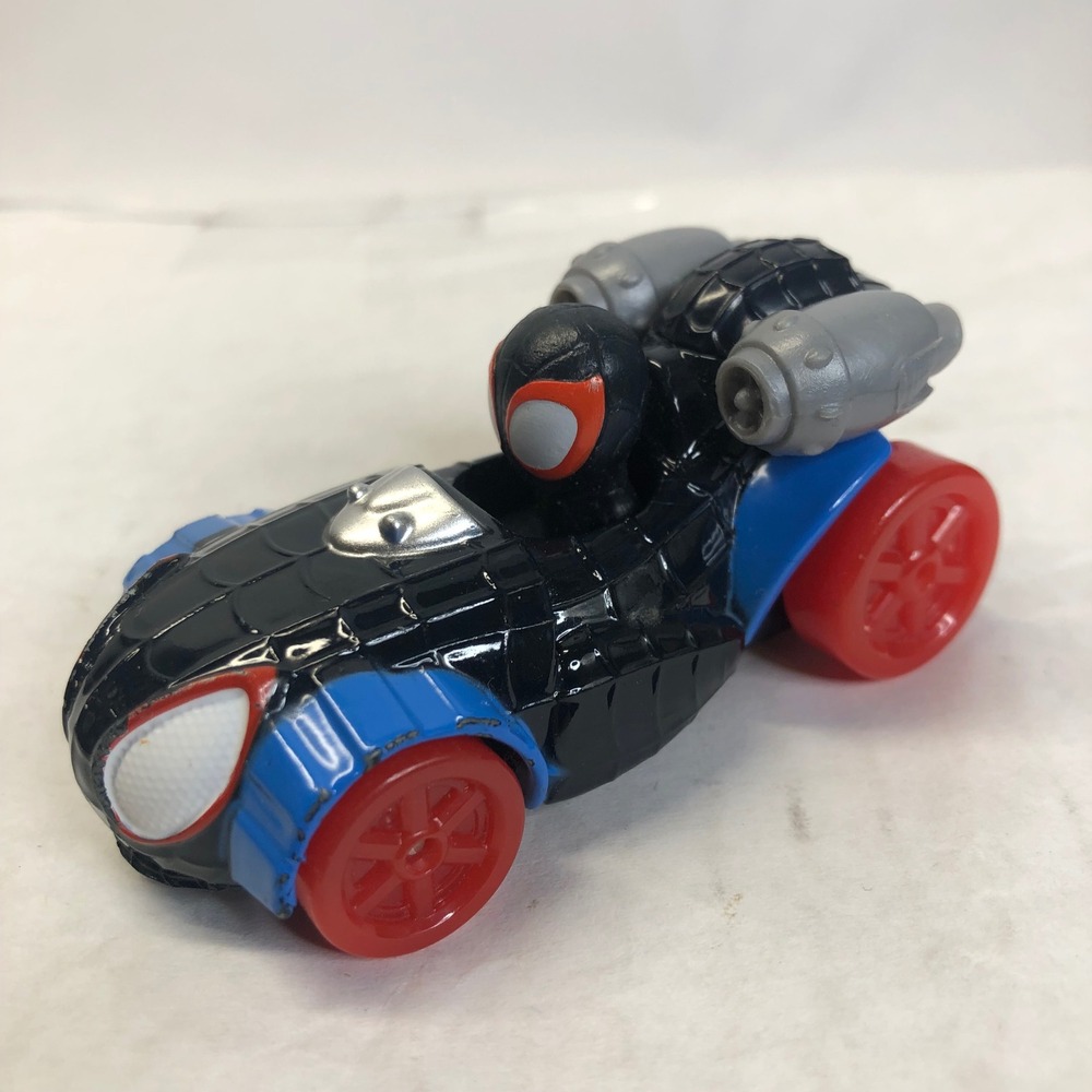 2 Marvel Spidey & His Amazing Friends Amazing Metals Die Cast Cars Miles Morales - Picture 12 of 16